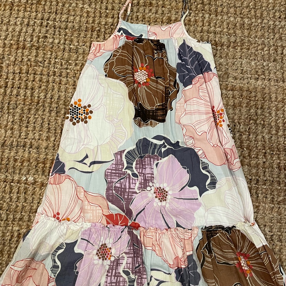 GapKids Girls Lined Cotton Floral Sundress, size 8.
